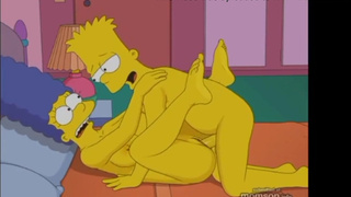 Барт жарит Мардж The-simpsons Inzest