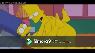 Мардж и Барт занимаются сексом со звуком