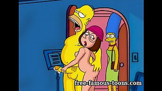 Гриффины и Симпсоны знаменитый хентай секс