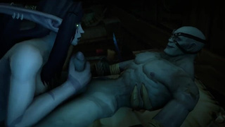 World Of Warcraft Bones ночной эльф